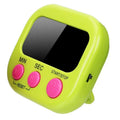 Electronic Kitchen Timer Magnetic LCD Digital Count Down Up Stopwatch Loud Kitchen Cooking Shower Study Stopwatch