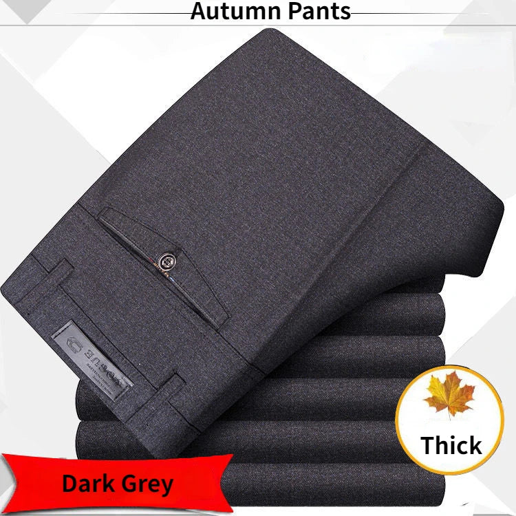 Men's Classic Dress Pants – High-Waisted Business Casual Trousers**

Elevate your everyday wardrobe with these classic men's dress pants, designed for a polished and versatile look. Perfect for business settings, special oc