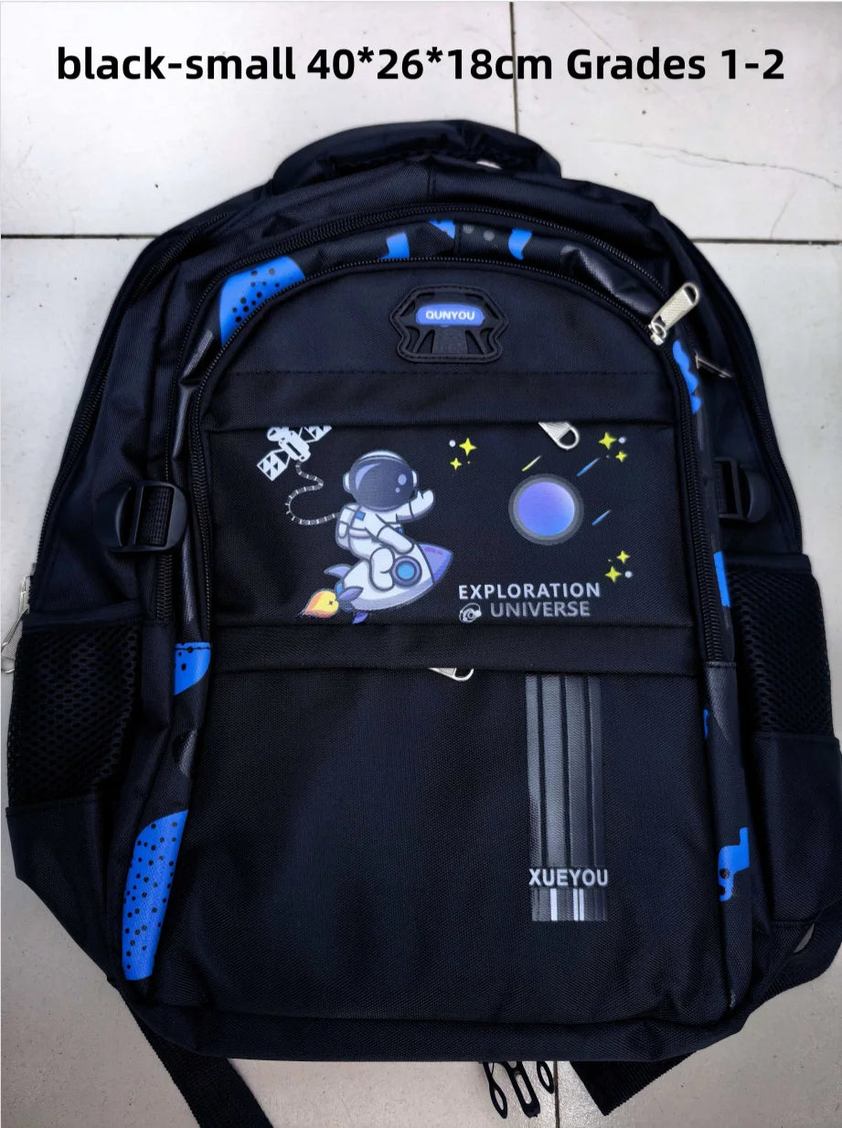 Kid Backpack 2-16Year Children School Bags for Boys Astronaut School Backpack Waterproof Primary Boy Book Bag Mochila Infantil