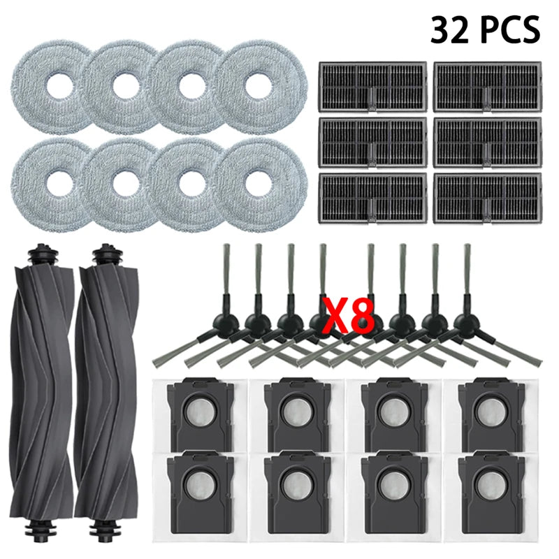 Dreame L40 Ultra AE Vacuum Cleaner Replacement Accessories Main Side Brush HEPA Filter Mop Cloths Dust Bag Spare