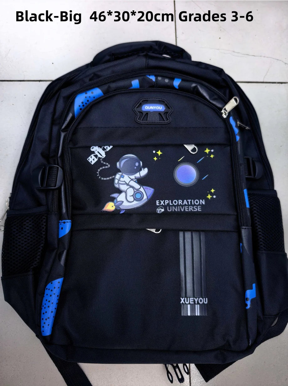 Kid Backpack 2-16Year Children School Bags for Boys Astronaut School Backpack Waterproof Primary Boy Book Bag Mochila Infantil